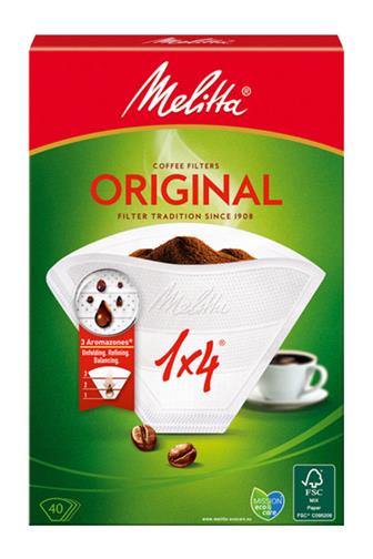 Melitta kávové filtry bílé AromaPóry 40 ks    