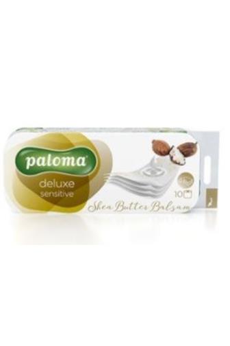 Paloma De luxe Shea butter toaletní papír 4 vrstvý 400 útržků 10 ks