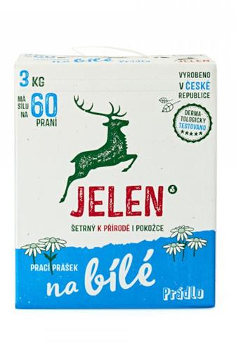 Jelen prací prášek na bílé prádlo 60 praní 3 kg