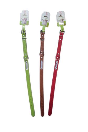 Obojek pro psa 45cm se známkou na rytí