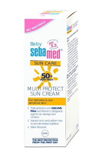 Sebamed Sun dětský opalovací krém OF50+ 75 ml
