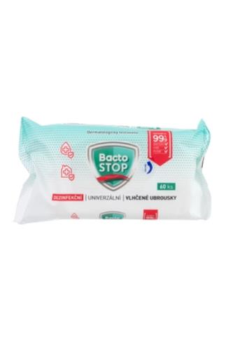 Bactostop dezinfekční vlhčené ubrousky 60 ks
