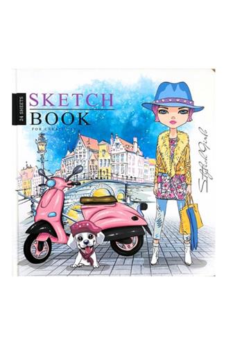 Sketch Book 24 listů 20 x 20 cm