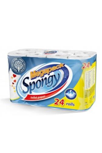 Spongy toal.papír 2 vrstvý 24 ks