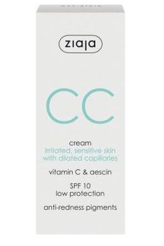 Ziaja CC krém na citlivou pleť rozšířené žilky 50 ml