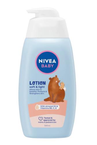 Nivea baby lehké tělové mléko almond oil 500 ml