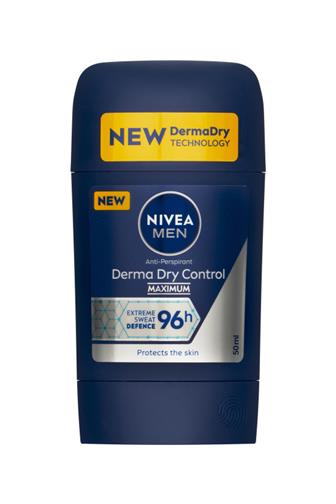 Nivea Men deo stick Derma Dry Control 72h antiperspirant 50 ml