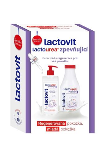 Lactovit Lactourea zpevňující sprchový gel 500 ml + tělové mléko 400 ml