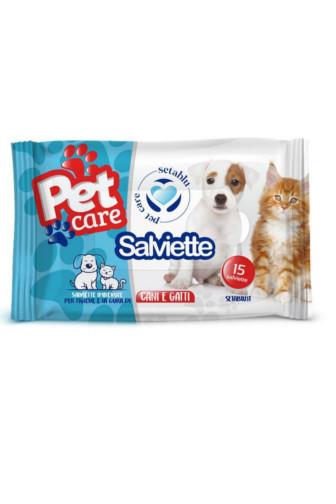 Setablu Pet Care vlhčené ubrousky pro psy/kočky 15 ks