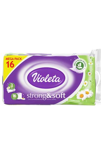 Violeta strong & soft 3 vrstvý toaletní papír 16 ks