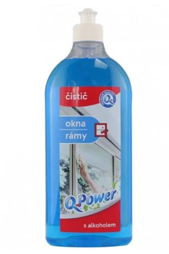 Q power čistič na okna a rámy 750 ml