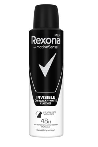 Rexona Men deo antiperspirant Invisible black+white 48h 150 ml