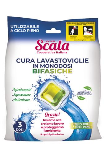 Scala Cura Lavastoviglie čistič myčky kapsle 3 x 25g