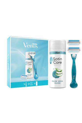Gillette Venus (strojek + 2 náhradní hlavice + gel 75 ml
