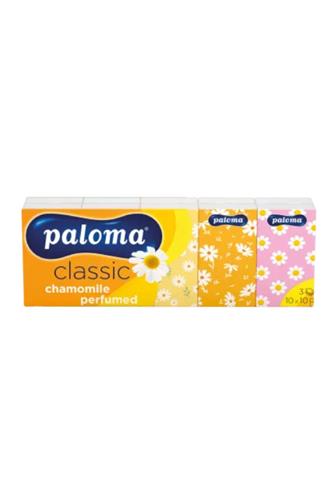 Paloma Classic kapesníčky 3vrst.chamomile 10 x 10 ks