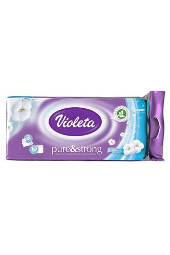 Violeta strong&soft 3 vrstvý toaletní papír bavlna 10 x 13,2 m