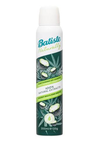Batiste Naturally suchý šampon Coconut & Hemp Seed Oil 200 ml