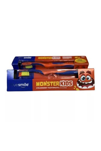 Truesmile Monster Kids Natural strawberry 75ml + zubní kartáček 