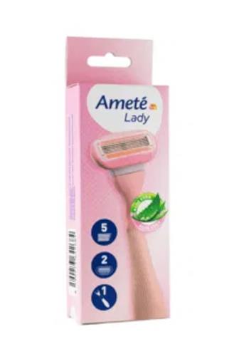 Ameté Lady strojek 5 břity + 2 náhradní hlavice