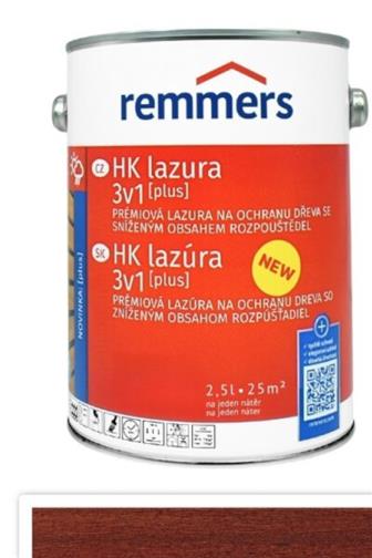 Remmers HK lazura 3v1 [plus] teak 2,5 l
