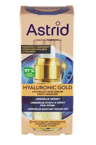 Astrid Hyaluronic Gold vyplňující oční sérum 15 ml