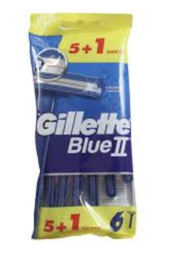 Gillette Blue II jednorázová holítka 6 ks
