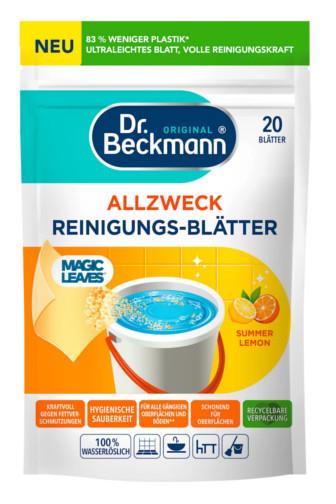 Dr. Beckmann Magic Leaves Summer Lemon ubrousky 20 ks