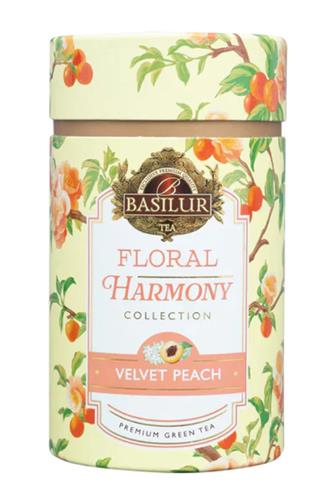 Basilur Floral Harmony Velvet Peach zelený čaj 75 g
