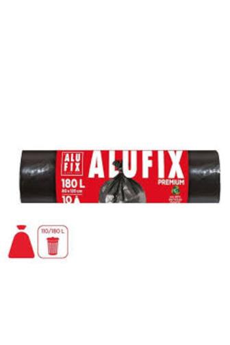 Alufix pytle na odpad silné 45µm 180l černé 80 x 120 cm 10 ks