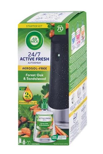 Air Wick Active Fresh 24/7 Dub a santalové dřevo strojek 228 ml