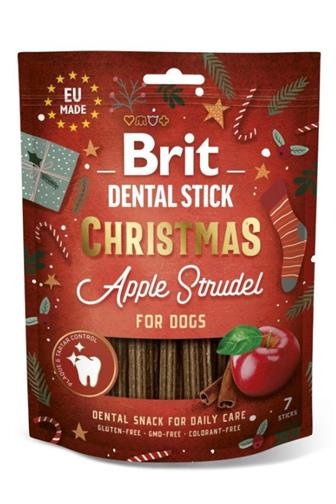 Brit care dog dental stick christmas apple 250 g