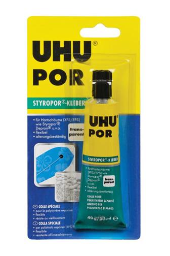 UHU POR lepidlo na tvrdé pěny (Styropor) 40 g 