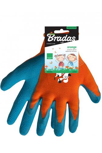 Bradas Dětské ochranné rukavice č.4 (oranž.-modré)