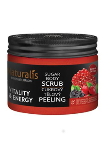Naturalis cukrový tělový peeling Vitality & Energy 250 g