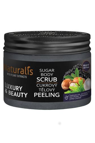 Naturalis cukrový tělový peeling Luxury & Beauty 250 g