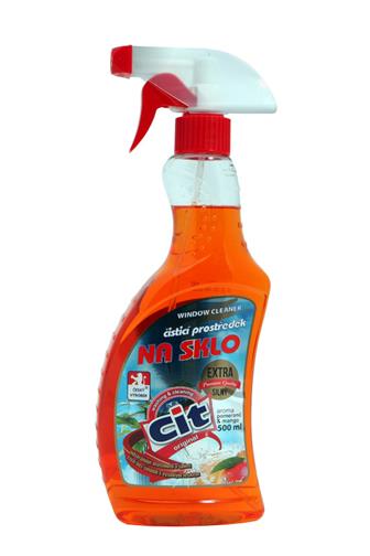 Cit čistič skla pomeranč & mango 500ml