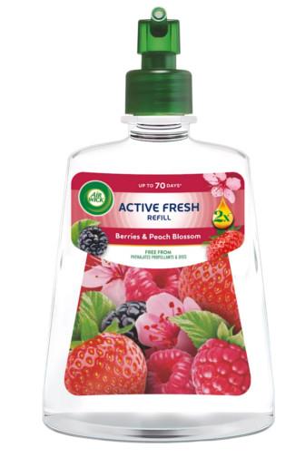 Air Wick Active Fresh Lesní plody a broskvový květ NN 228 ml