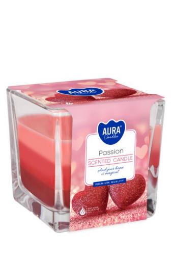 Aura svíčka vonná sklo passion 170 g
