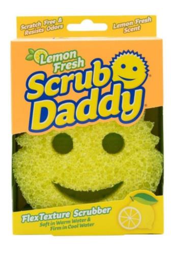 Scrub Daddy houbička na nádobí lemon žlutá 1 ks
