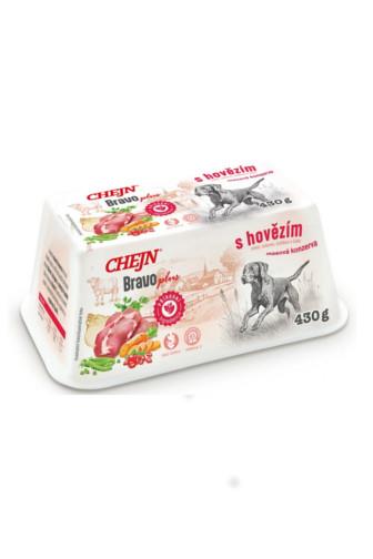 Chejn Bravo konzerva hovězí se zeleninou a šípky 430 g