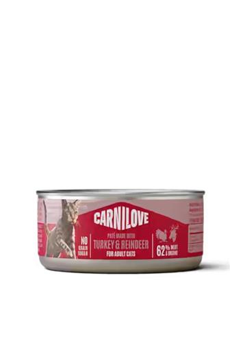 Carnilove paté pro kočky krůta/sob 100 g