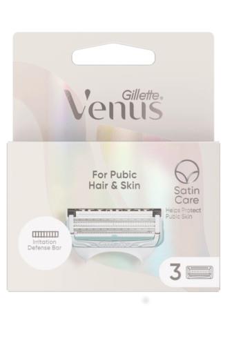 Gilltte Venus For Pubic náhradní hlavice 3 ks