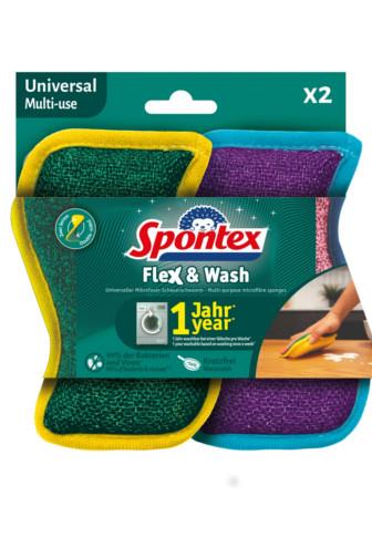 Spontex Flex & Wash houbičky 2 ks