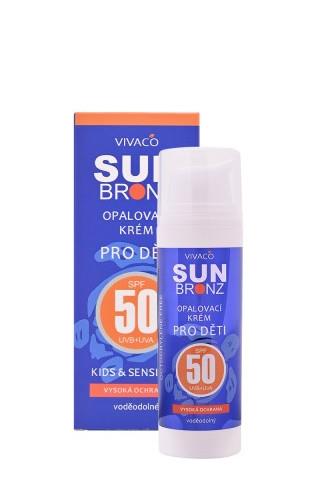 Vivaco Sun Bronz krém na opalování pro děti sensitive SPF50 50 ml