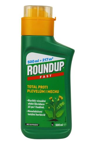 Roundup Fast proti plevelům i mechu koncentát 500ml