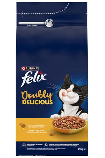 Felix krmivo pro kočky kuře/krůta 1,4 kg