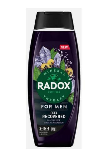 Radox SG for men Feel Recovered 2v1 450 ml