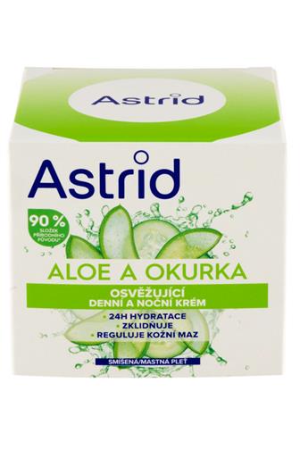 Astrid Aloe vera a okurka denní a noční krém smíšená pleť 50 ml