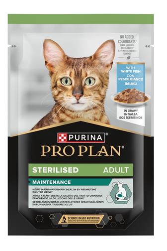 Purina ProPlan cat Sterille kapsička bílá ryba 85g