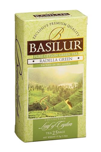 Basilur Leaf of Ceylon Radella green tea 25 x 1,5 g